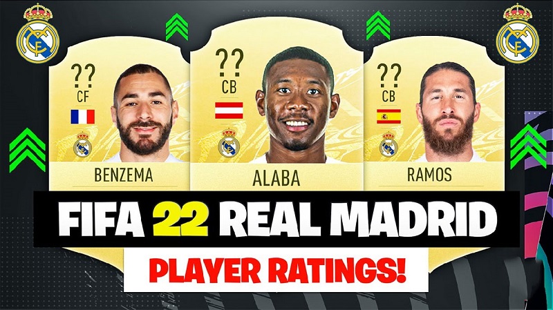FIFA 22 Real Madrid Player Rating Refresh