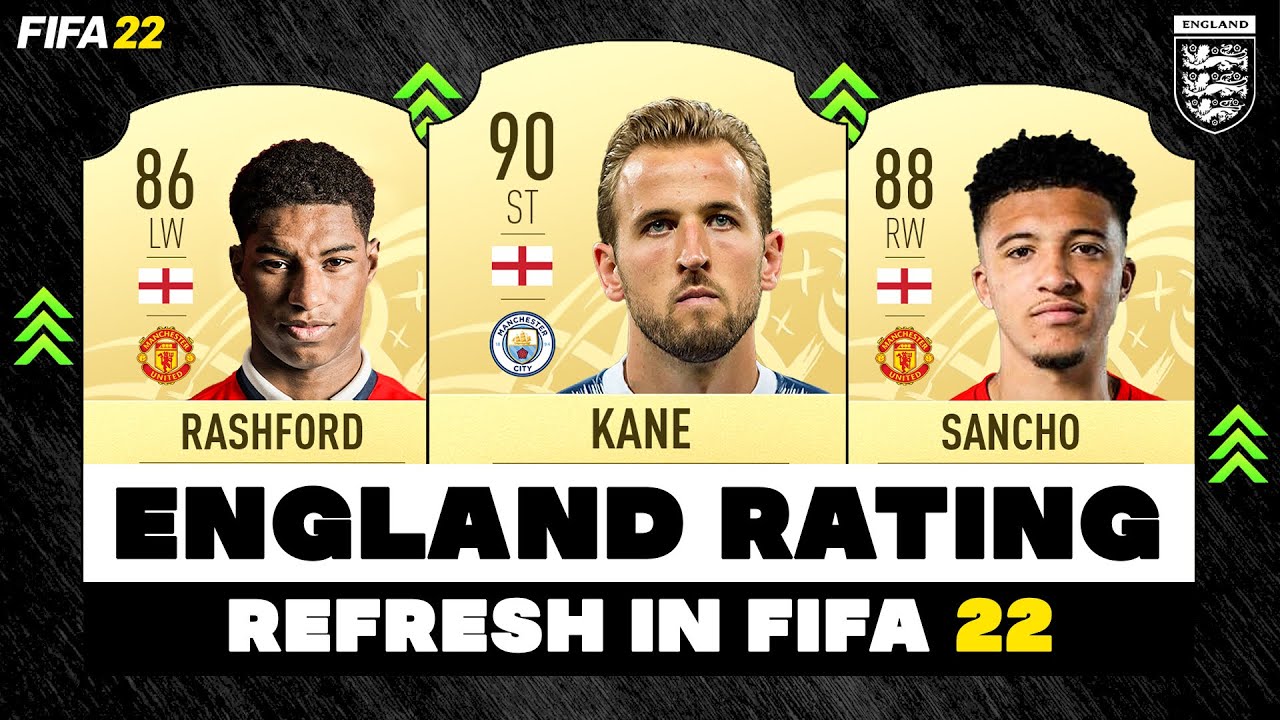 FIFA 22 Top 25 Best England Player Ratings Predictions - Biggest