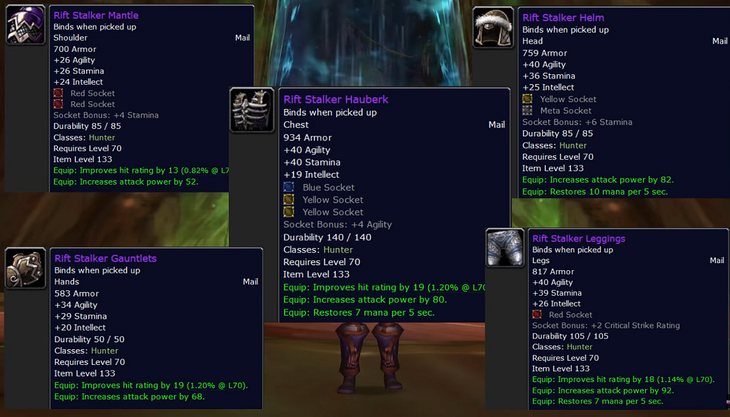 WoW TBC Classic Phase 2 Hunter BiS - T5 Set