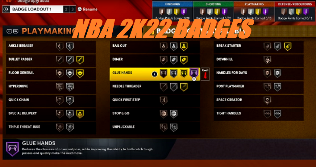 NBA 2K22 Badges