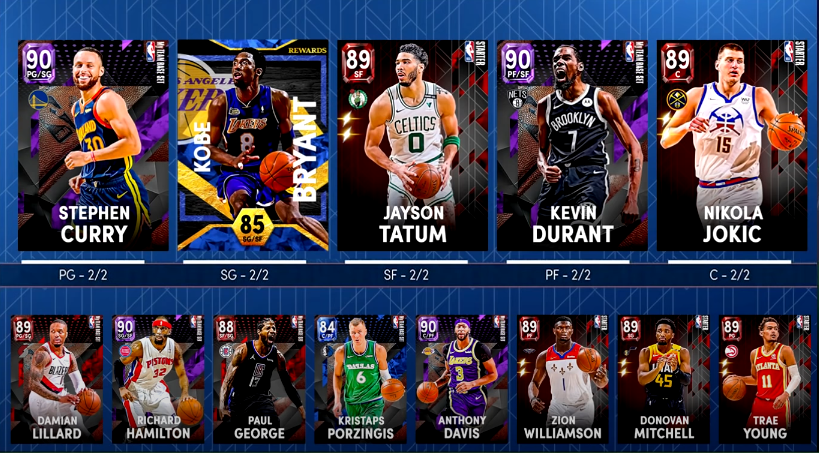 NBA 2K22 Best Day One Squad - Starter Team