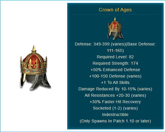 d2r crown of ages