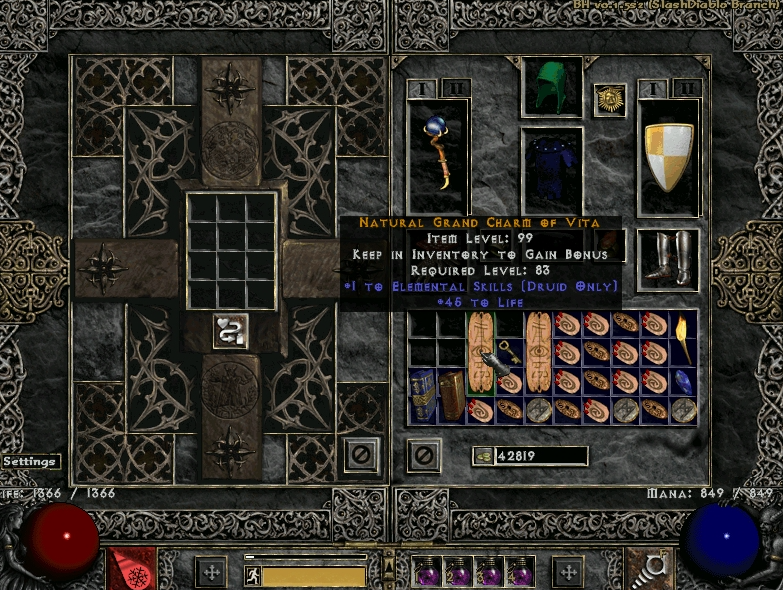 Reroll Grand Charms in Diablo 2