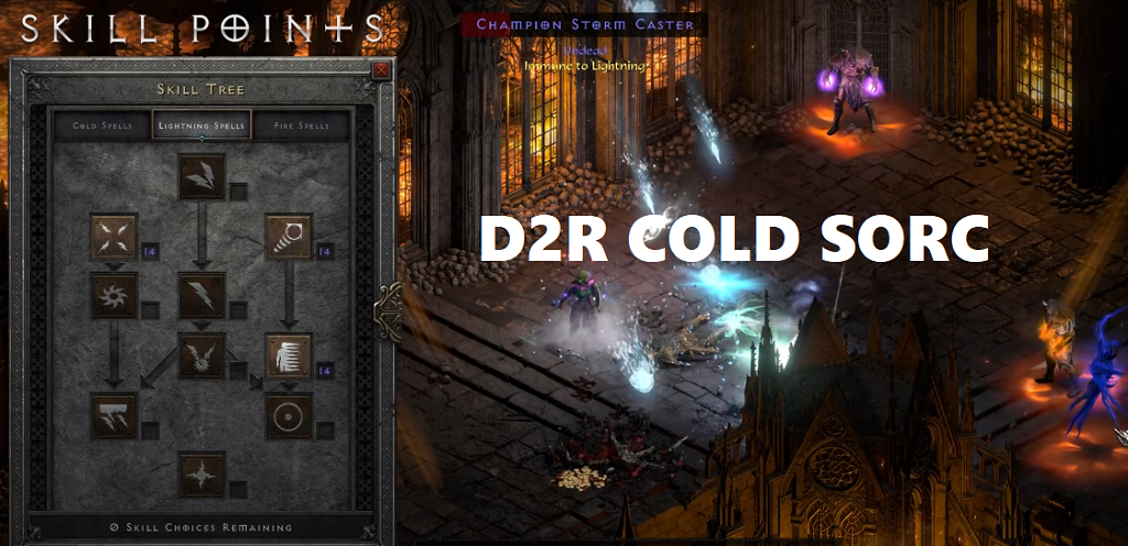 Diablo 2 Resurrected Pure Ice (Cold) Sorceress Builds - MF, Pass, Kill Boss Sorc Skills & Equipment Guide