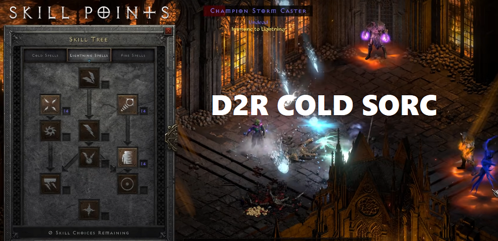 Diablo 2 Resurrected Pure Ice (Cold) Sorceress Builds