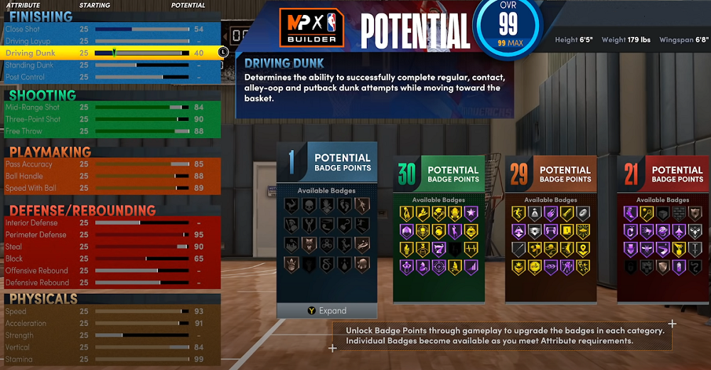 NBA 2K22 Best Pro Am Builds - Lockdown Build