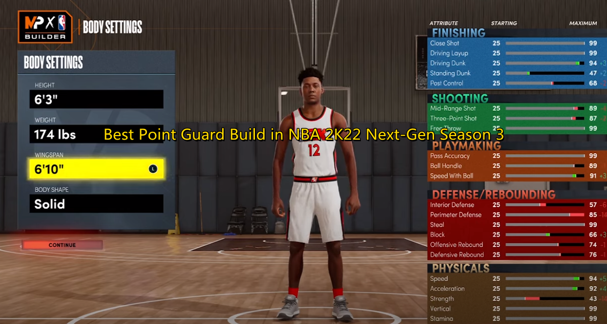 ​Best Point Guard Build in NBA 2K22 Next-Gen Season 3