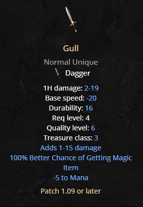 Diablo 2 Resurrected Gull Dagger Gambling: How to Gamble Gull Dagger in D2R