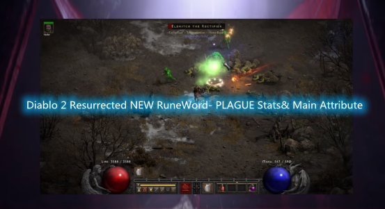 Diablo 2 Resurrected NEW RuneWord- PLAGUE Stats& Main Attributes