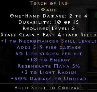 Powerful Unique Wands In Diablo 2