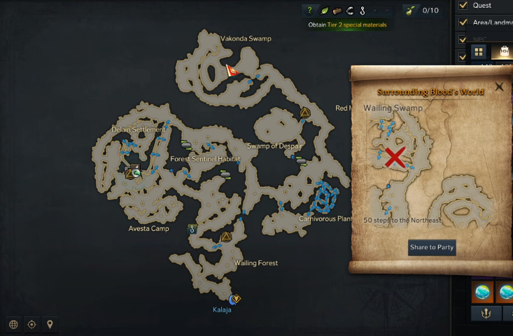 A Strange Map Lost Ark Treasure Map Location and Solution