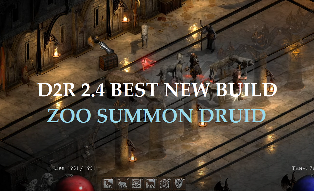 D2R 2.4 Best Summon Druid Build Guide - Diablo 2 Resurrected Zoo Druid Build for Ladder Start