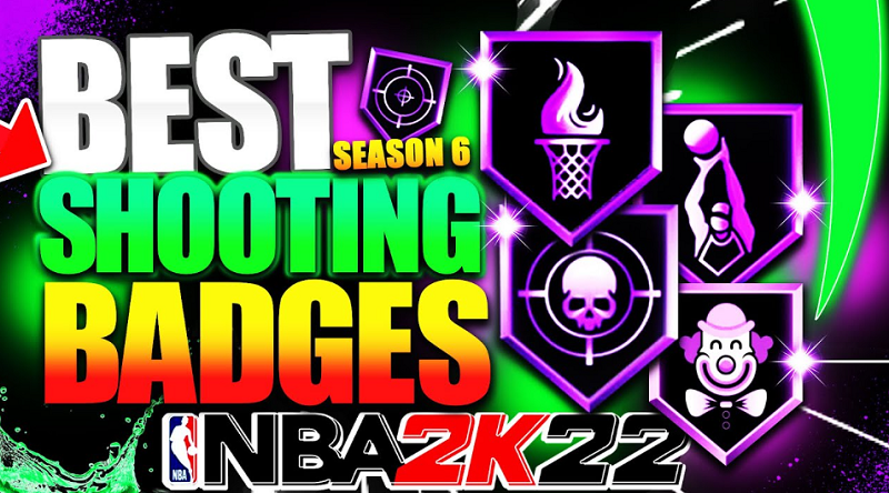 best season 6 shooting badges on NBA 2K22
