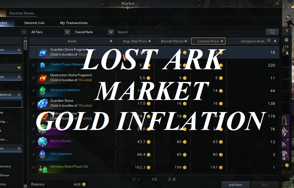 LOST ARK MARKET CRASH GUIDE