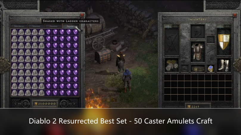 Diablo 2 Resurrected Best Set - 50 Caster Amulets Craft