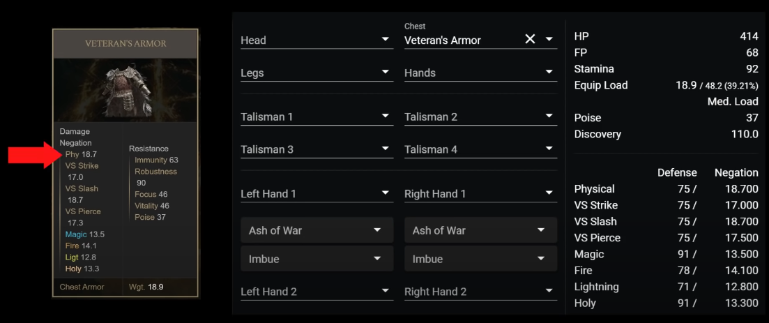 Elden Ring Damage calculation