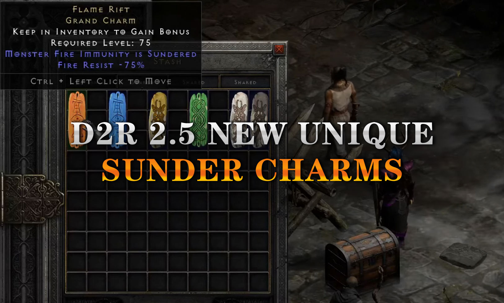 D2R 2.5 Sunder Grand Charm Guide | Como usar e onde cultivar Sunder Charms em Diablo 2 Resurrected?