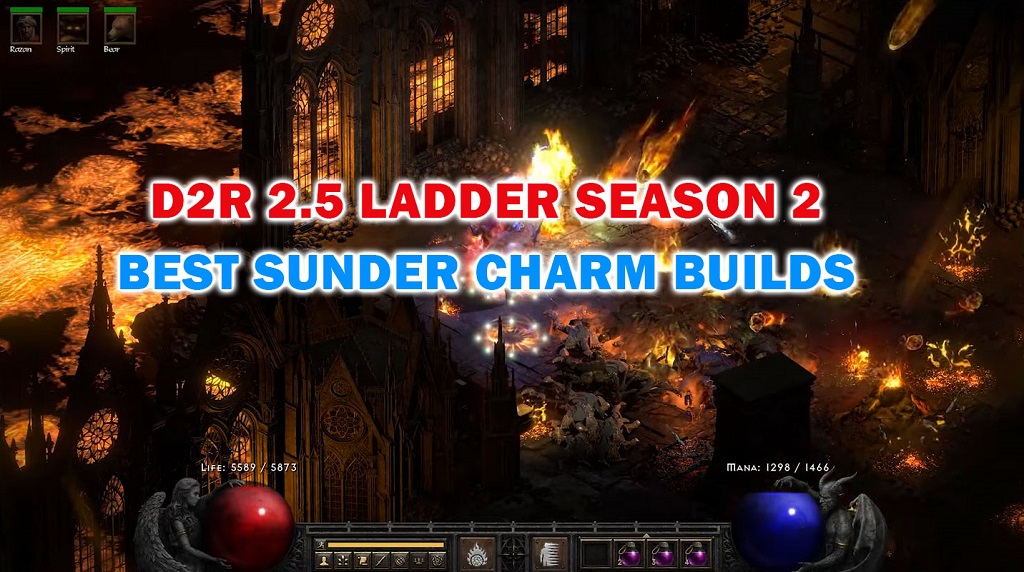 Top 5 New Ladder Season 2 Builds with Sunder Charms in Diablo 2 Resurrected | D2R 2.5 Best Sunder Charm Builds