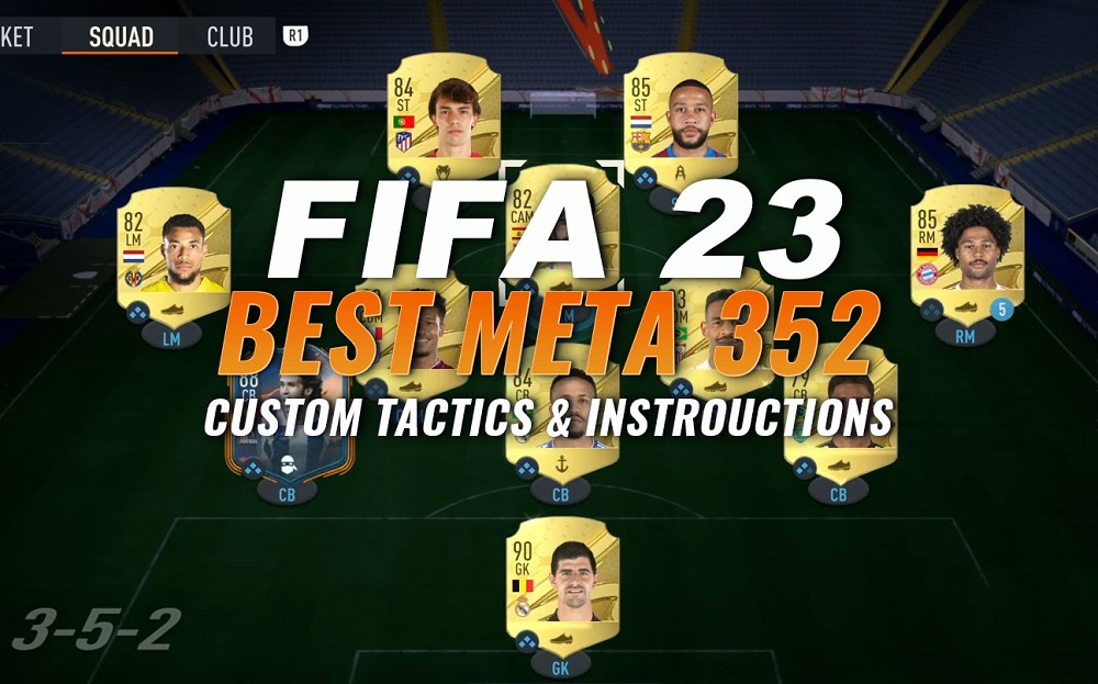 FIFA 23 Best 352 Custom Tactics, Instructions & Player Pick Guide