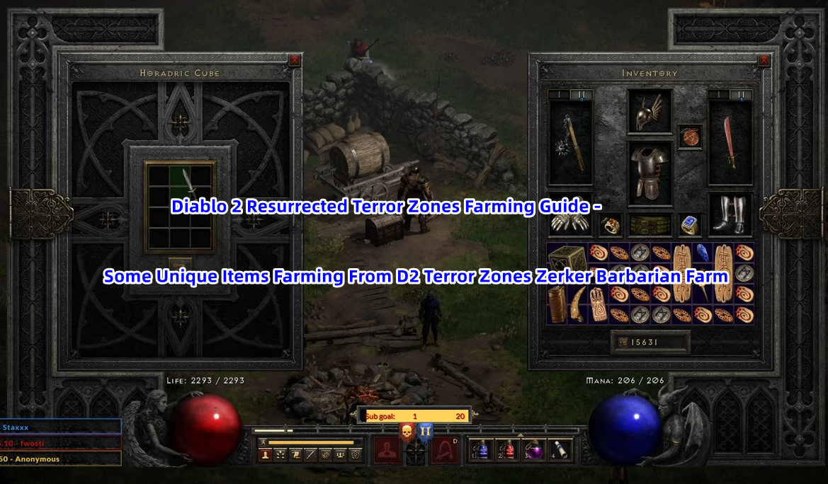 Diablo 2 resurrected terror zones_