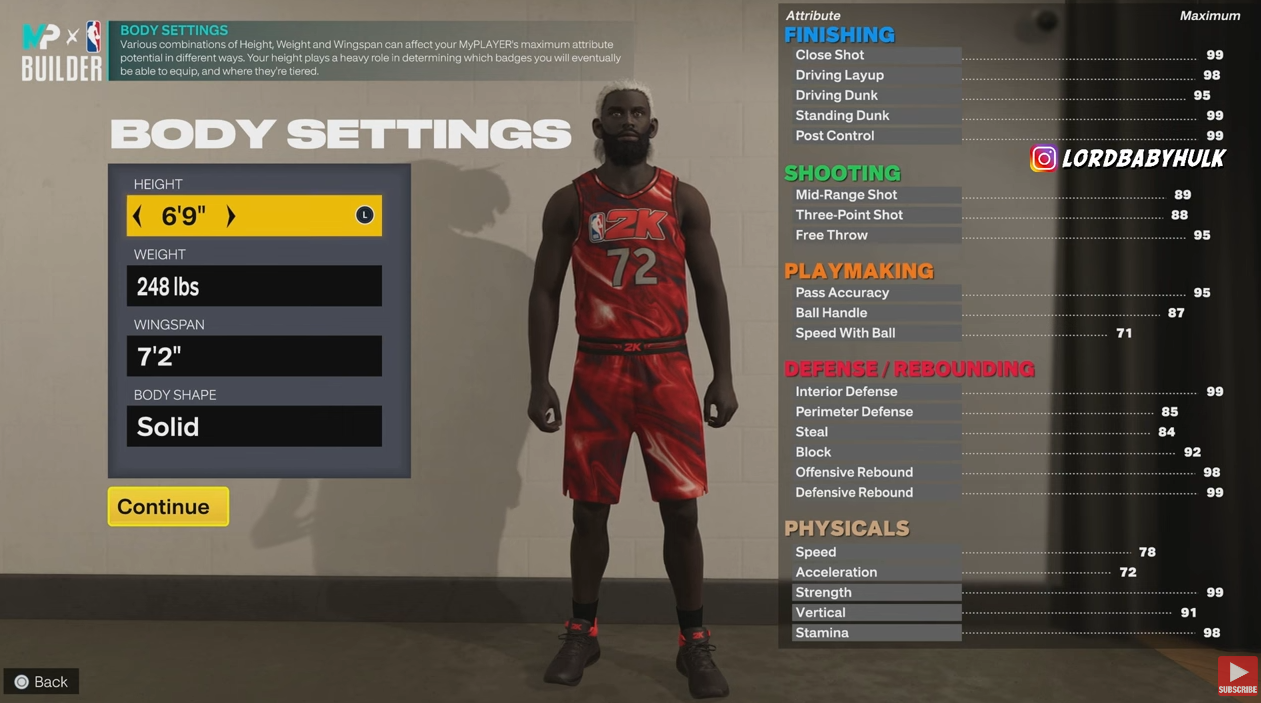 NBA 2K23 build