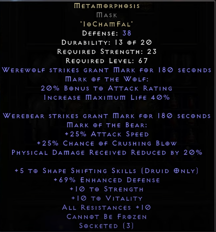 D2R 2.6 Metamorphosis Runeword Guide: Abilities, Gear & Best Class For It