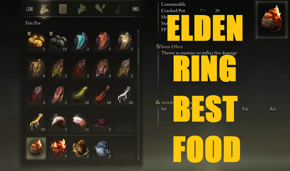 Elden Ring Best Food Consumables Tier List & Ranking 2023